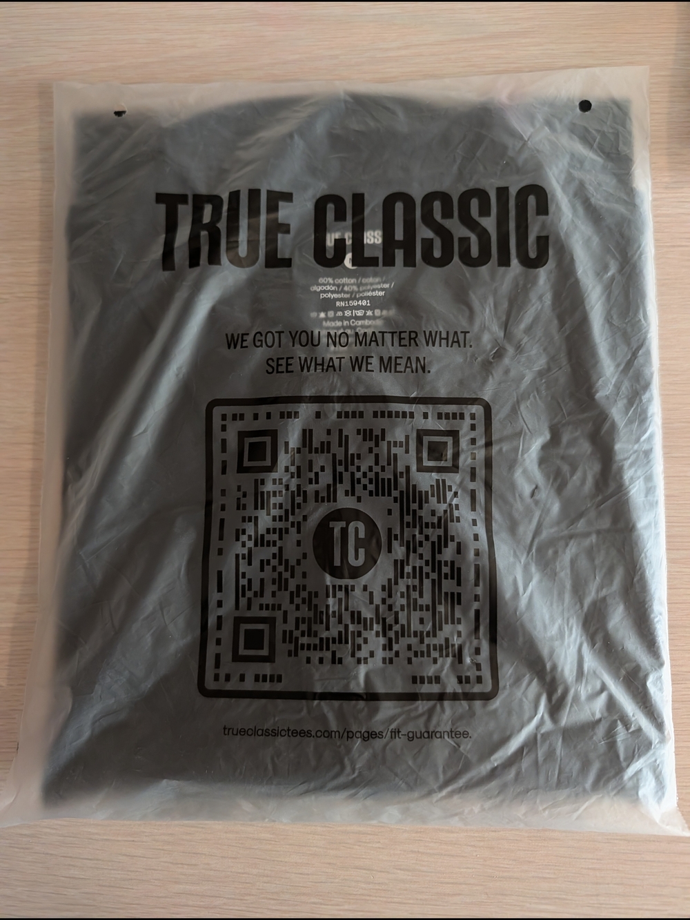 True Classic Men's Black Polo - Classic Fit